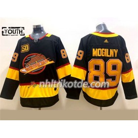 Vancouver Canucks Trikot Alexander Mogilny 89 Flying Skate 50th Anniversary Adidas 2019-2020 Schwarz Authentic - Kinder